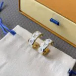 M01830 Nanogram Enamel Earrings White Enamel - M01833 1 M01830 Nanogram Enamel Earrings White Enamel