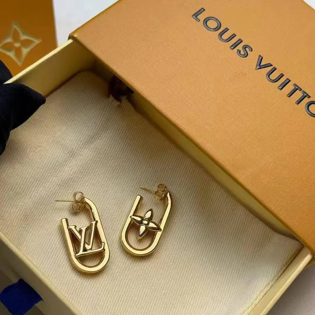 M01140 My L.V Chain Earrings