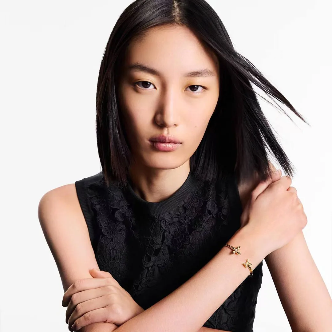 M1441S Louisette Signature Bracelet Initials and Monogram Flower Signatures