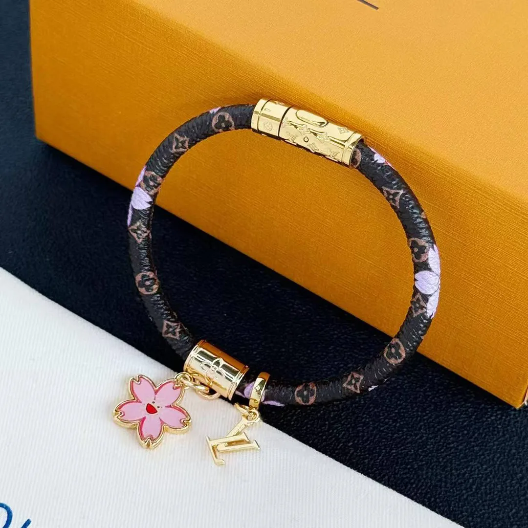 M8978F TM Cherry Blossom Bracelet Sakura Brown