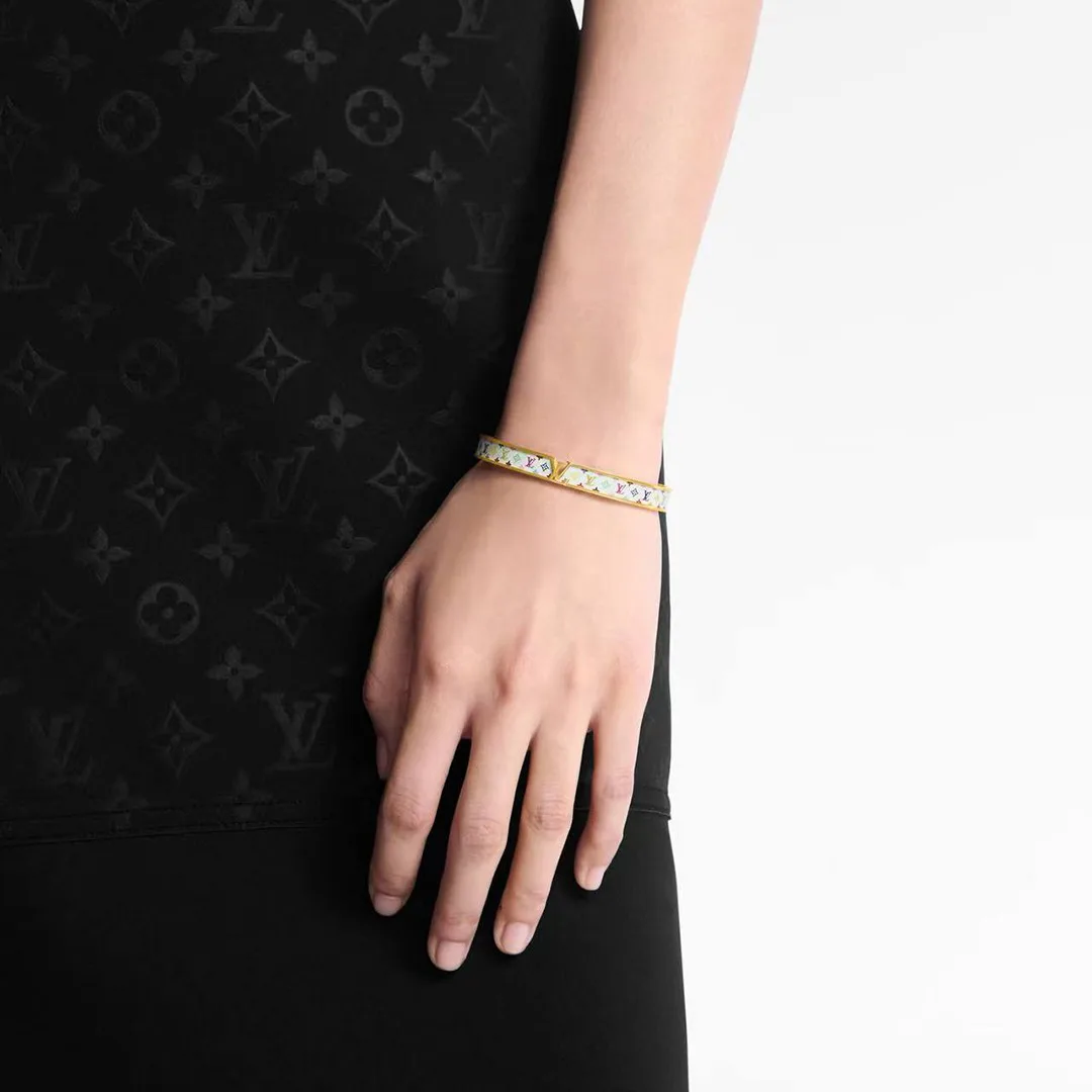M1913M TM L.V Initiales Bracelet Multicolored Toile
