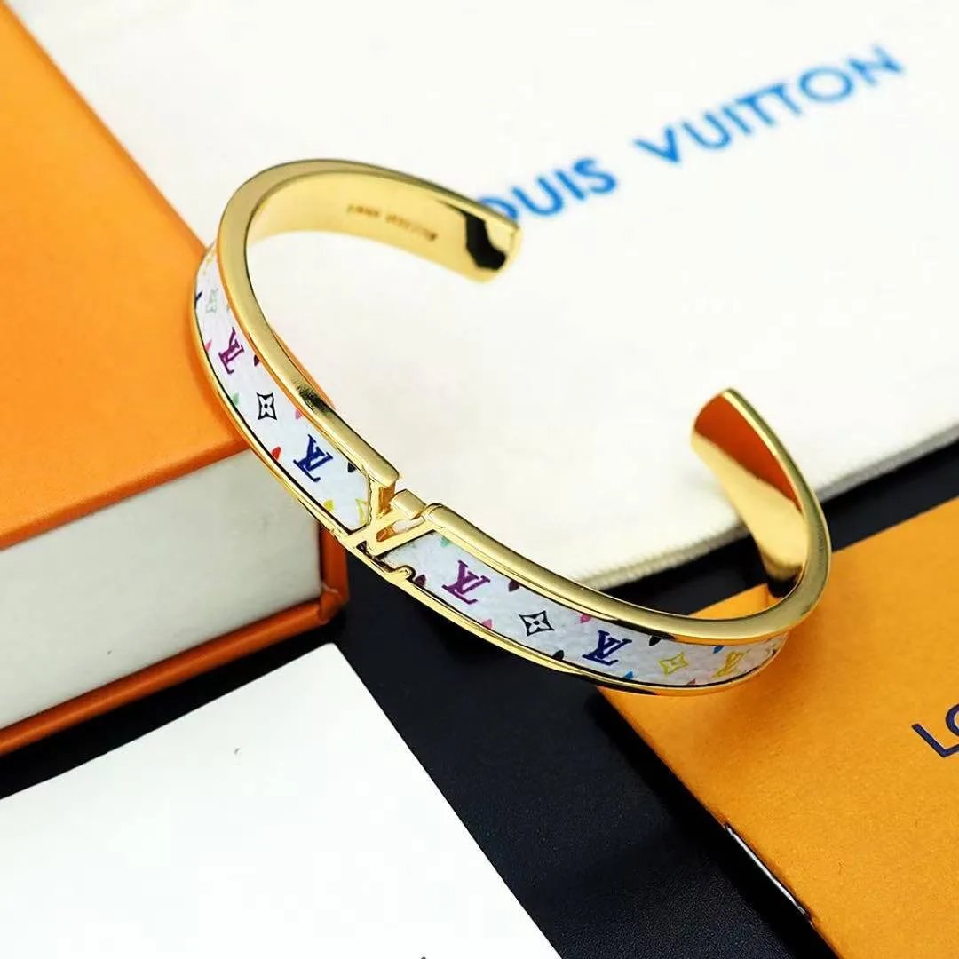 M1913M TM L.V Initiales Bracelet Multicolored Toile