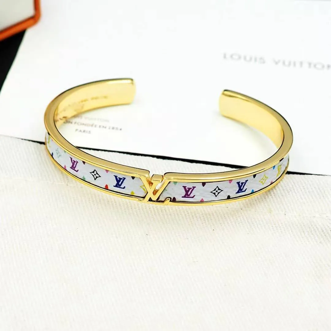 M1913M TM L.V Initiales Bracelet Multicolored Toile