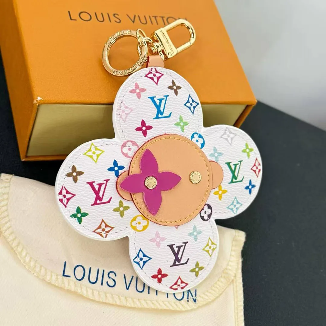 M03728 L.V x TM Vivienne Head Bag Charm Monogram Multicolor Vivienne Character
