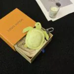 M02526 Turtle Pouch Bag Charm Monogram Coated Canvas and leather - M02049 2 M02526 Turtle Pouch Bag Charm Monogram Coated Canvas and leather