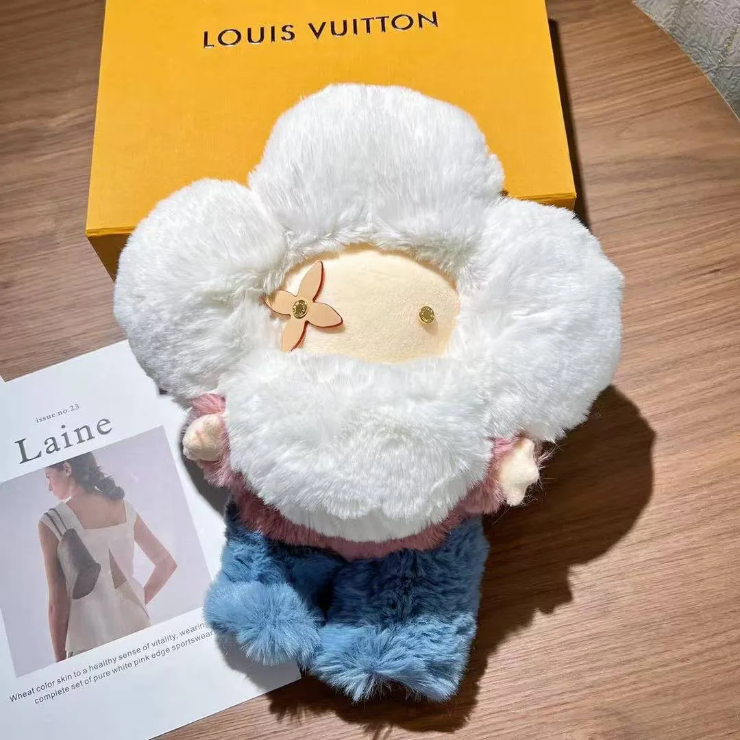 GI0445 Doudou Vivienne MM Monogram Flowers