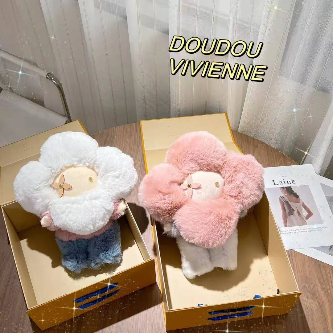 GI0445 Doudou Vivienne MM Monogram Flowers