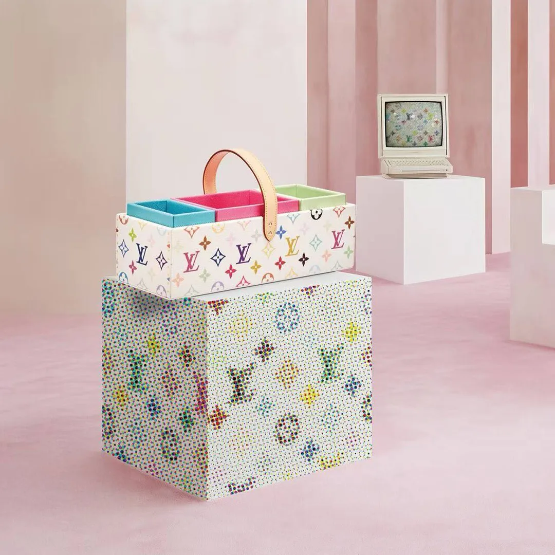 GI1325 TM Monogram Multicolor Robert Toolbox Monogram Coated Canvas