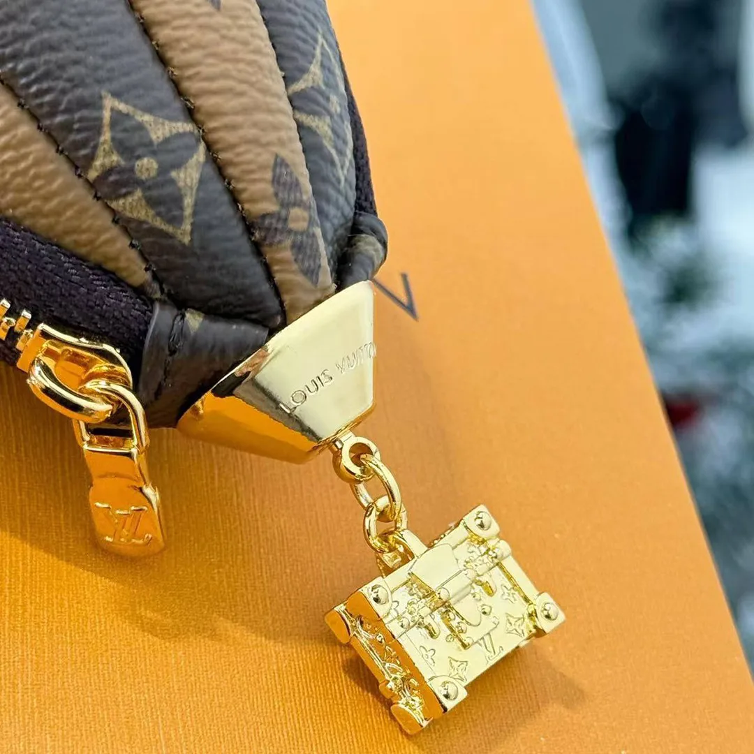 M01724 Dream Key Holder Monogram Coated Canvas