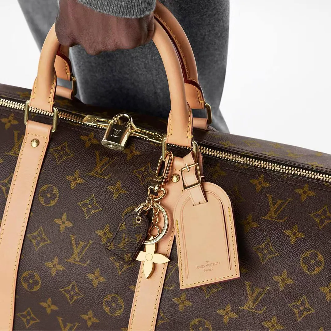 M00833 For You And Me Bag Charm & Key Holder Monogram Coated Canvas