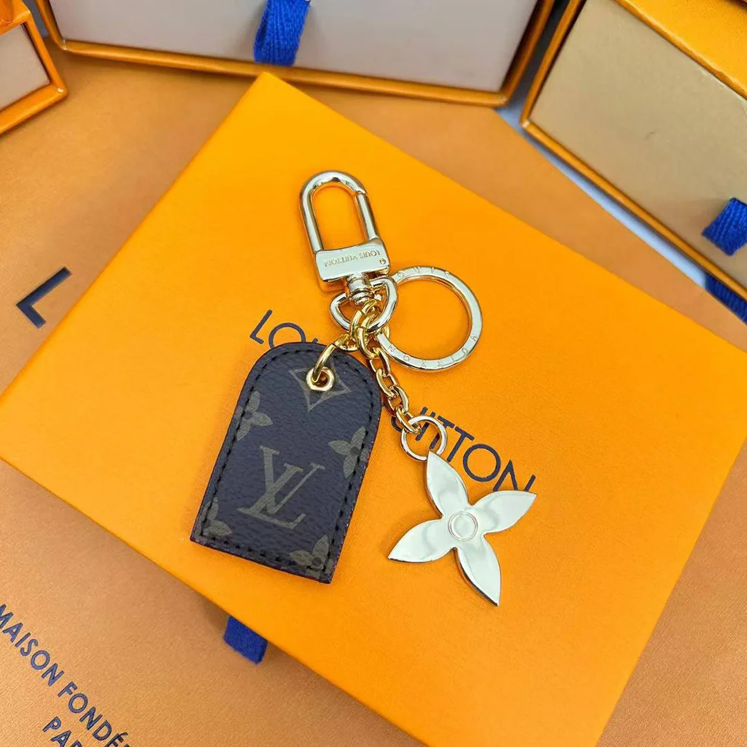 M00833 For You And Me Bag Charm & Key Holder Monogram Coated Canvas