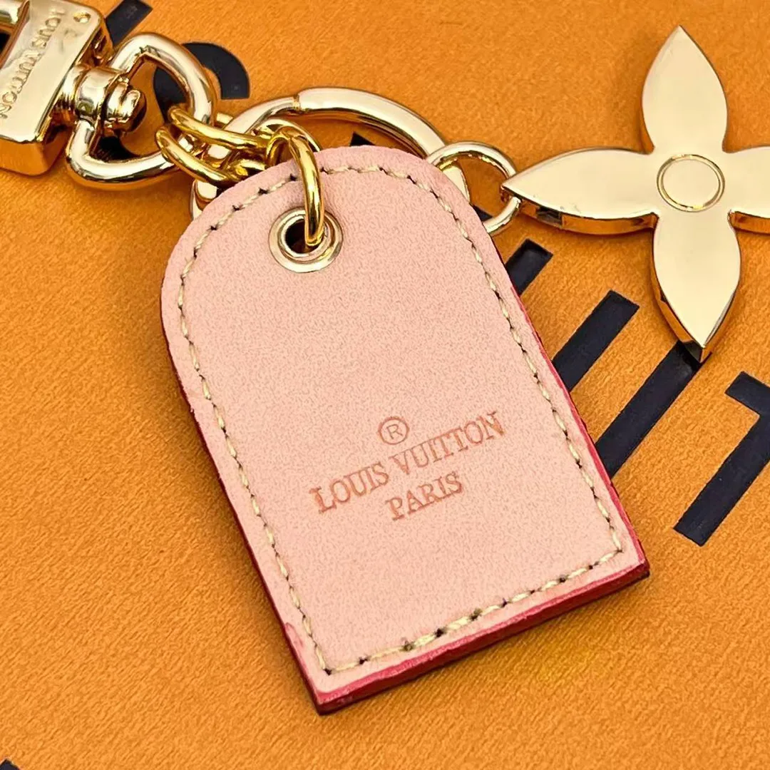 M00833 For You And Me Bag Charm & Key Holder Monogram Coated Canvas