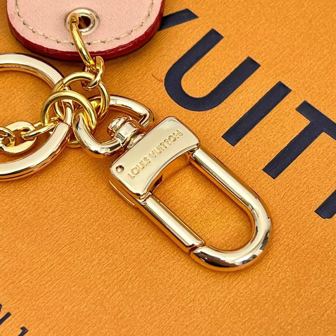 M00833 For You And Me Bag Charm & Key Holder Monogram Coated Canvas