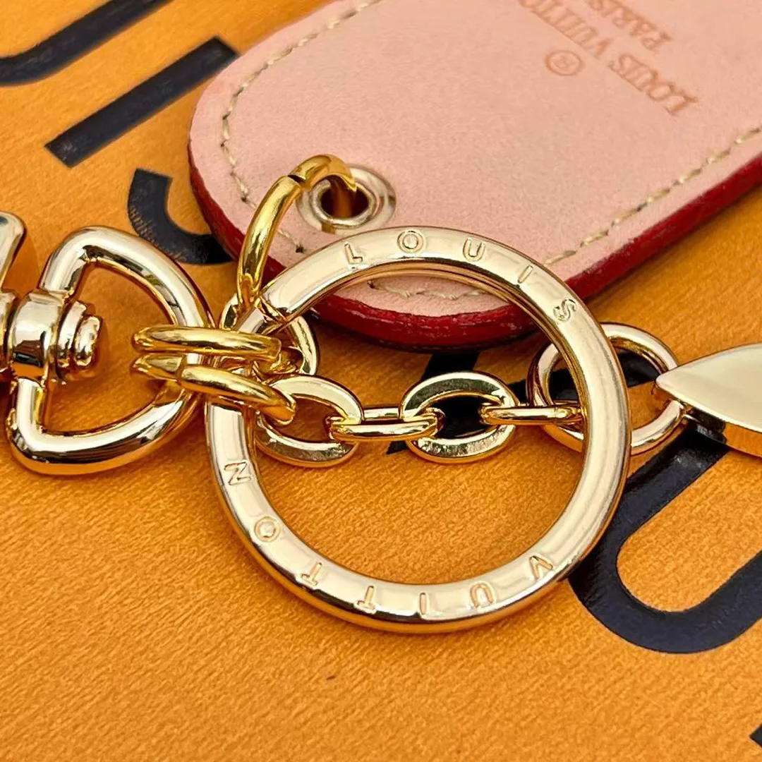M00833 For You And Me Bag Charm & Key Holder Monogram Coated Canvas