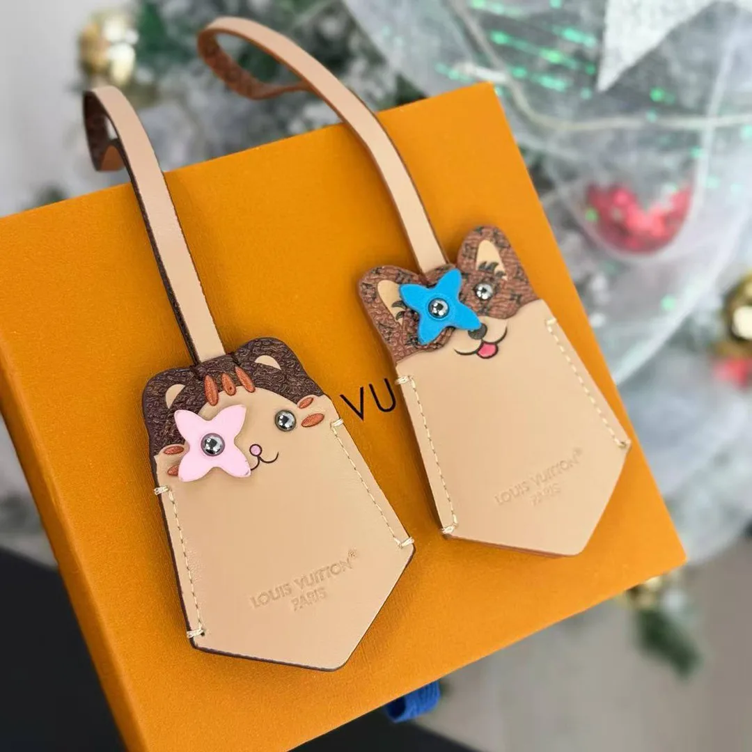 M02342 Cat Bag Charm Monogram Coated Canvas