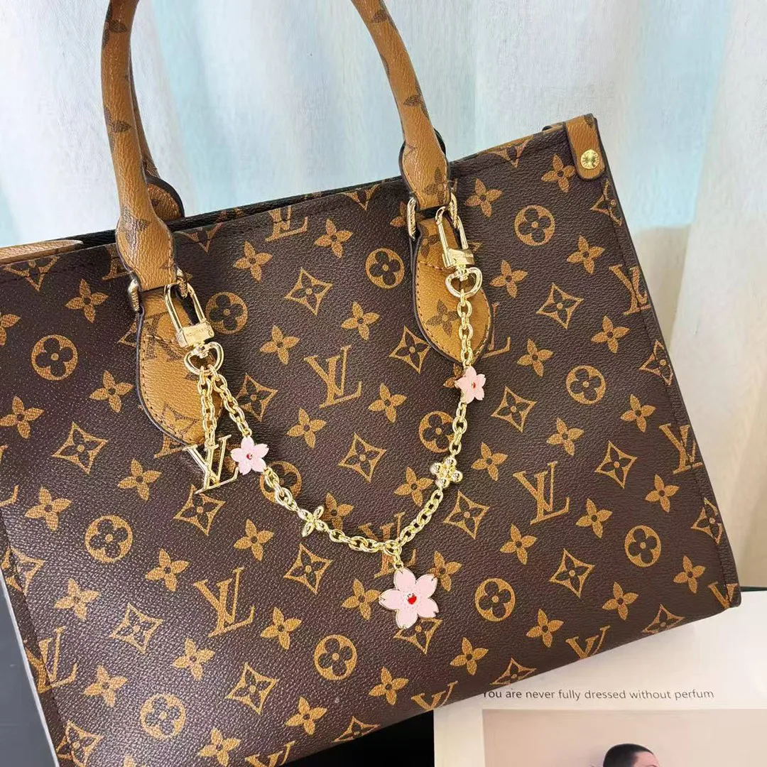 M02540 L.V x TM Cherry Blossom Bag Chain