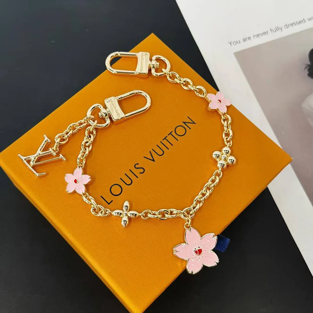 M02540 L.V x TM Cherry Blossom Bag Chain