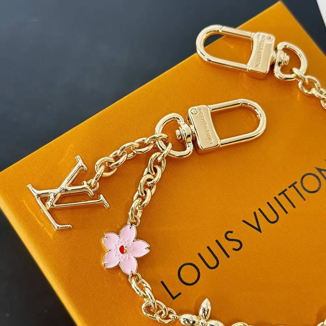 M02540 L.V x TM Cherry Blossom Bag Chain