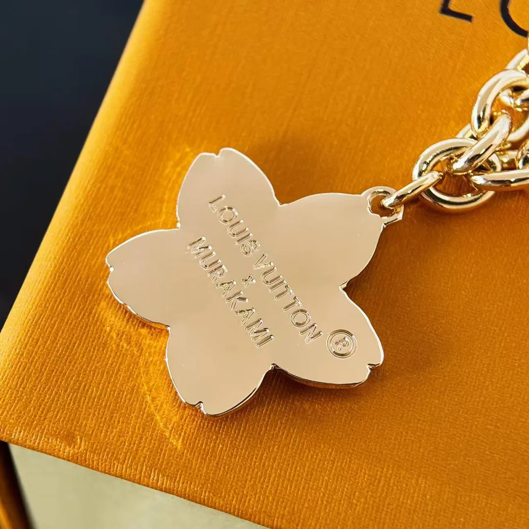 M02540 L.V x TM Cherry Blossom Bag Chain