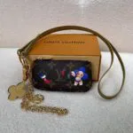 M15338 Phone Holder Vivienne Monogram Coated Canvas - M02462 2 M15338 Phone Holder Vivienne Monogram Coated Canvas