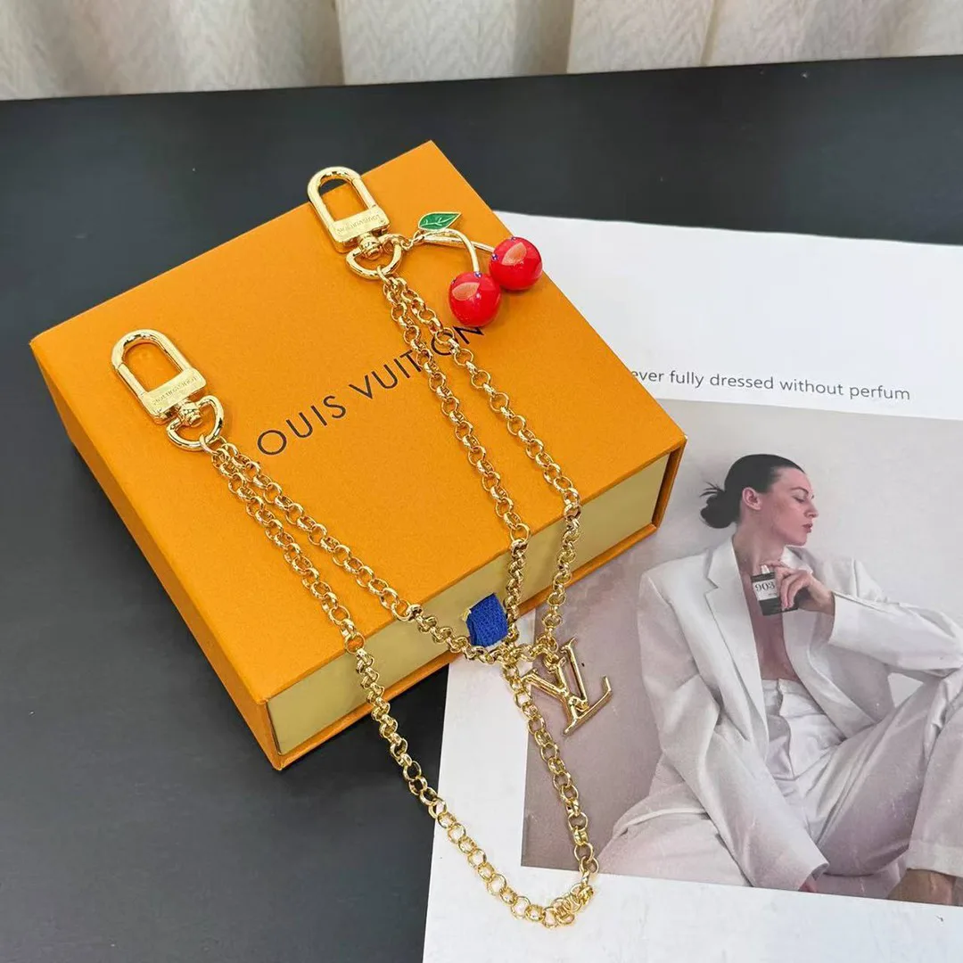 M02598 L.V x TM Cerise Bag Chain