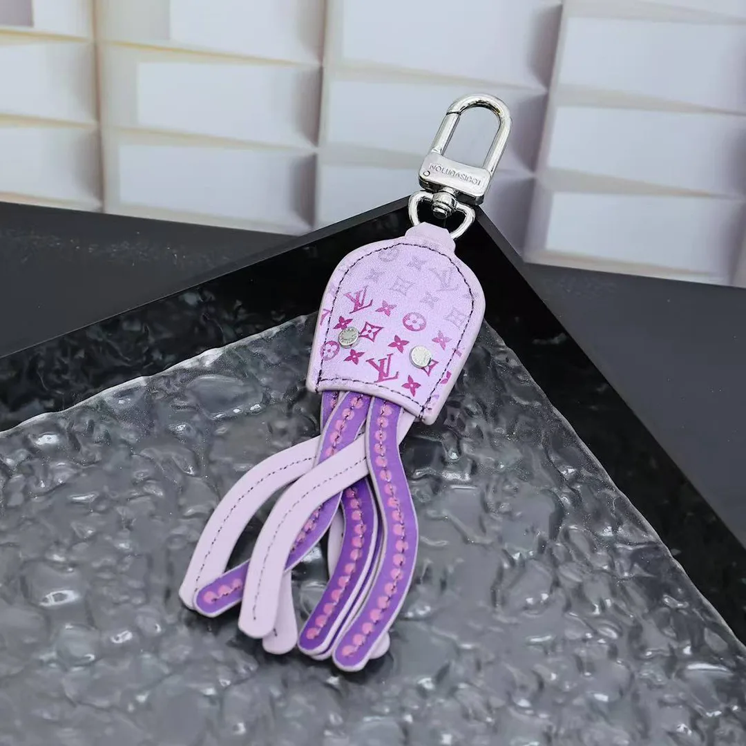 M01927 Octopus Bag Charm Monogram Gradient Print