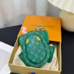 M02238 Frog Bag Charm Monogram Canvas and Leather - M01184 2 M02238 Frog Bag Charm Monogram Canvas and Leather