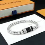 M1395M Monogram Chain Bracelet Monogram Eclipse Canvas - M1556A 2 M1395M Monogram Chain Bracelet Monogram Eclipse Canvas