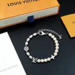 M1556A Pearls Fusion Bracelet Monogram Flowers and Initials - M00687 2 M1556A Pearls Fusion Bracelet Monogram Flowers and Initials
