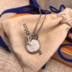 M62485 Monogram Charms Necklace Monogram Flower and Elements - M02229 2 M62485 Monogram Charms Necklace Monogram Flower and Elements
