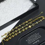 M02725 Sailor Necklace Monogram Flower and Elements - M02027 1 M02725 Sailor Necklace Monogram Flower and Elements
