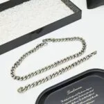 M03147 City Links Thin Necklace Monogram Flower and Elements - M02254 2 M03147 City Links Thin Necklace Monogram Flower and Elements
