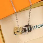 M00675 Monogram Bold Necklace - M00677 1 M00675 Monogram Bold Necklace