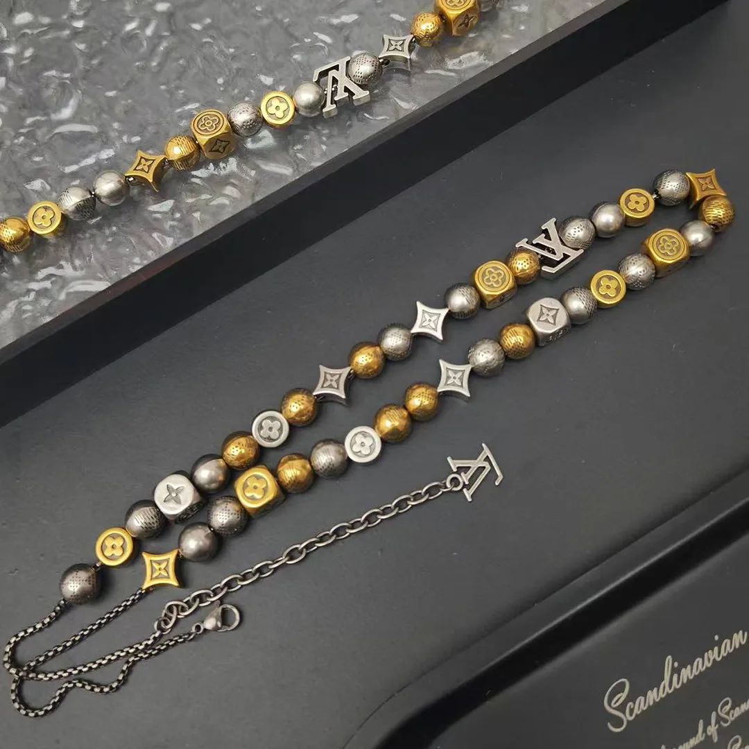 M02234 Damier Party Necklace