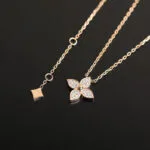 Q93710 Idylle Blossom Pendant Pink Gold And Diamonds Monogram Flower - M13770 2 Q93710 Idylle Blossom Pendant Pink Gold And Diamonds Monogram Flower