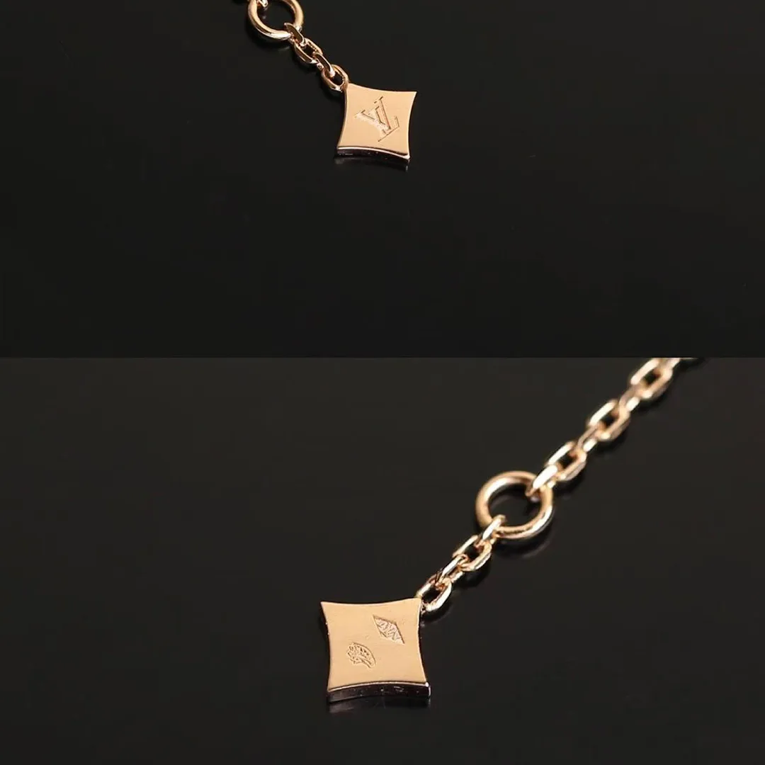 Q93689 Idylle Blossom Pendant Pink Gold And Diamonds Monogram Flower