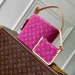 M27626 All In BB Fuchsia Denim Monogram Name Tag - M28107 1 M27626 All In BB Fuchsia Denim Monogram Name Tag