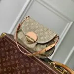 M27210 Sunset Monogram Denim Handbags Khaki Denim - M13617 2 M27210 Sunset Monogram Denim Handbags Khaki Denim