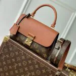 M28288 Madeleine BB Monogram Handbags Monogram Cognac Brown Coated Canvas - M11945 2 M28288 Madeleine BB Monogram Handbags Monogram Cognac Brown Coated Canvas