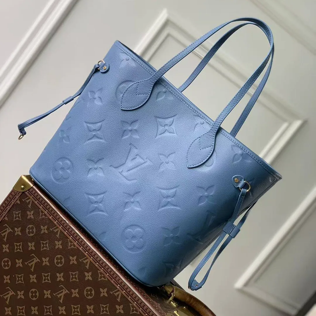 M27358 Neverfull MM Monogram Empreinte Leather Handbag