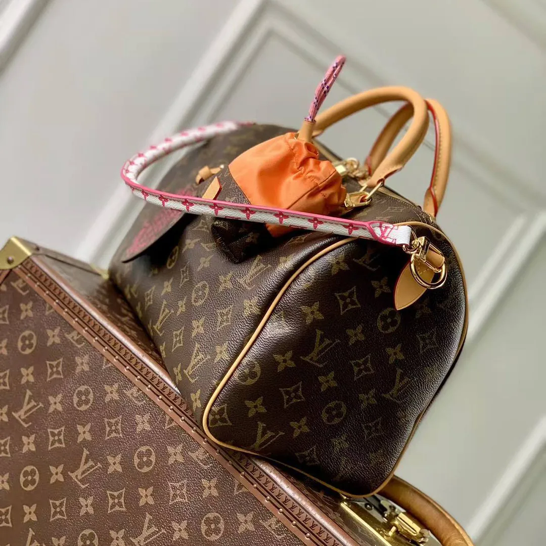 M27512 Speedy Soft 30 Monogram Coated Canvas Handbag