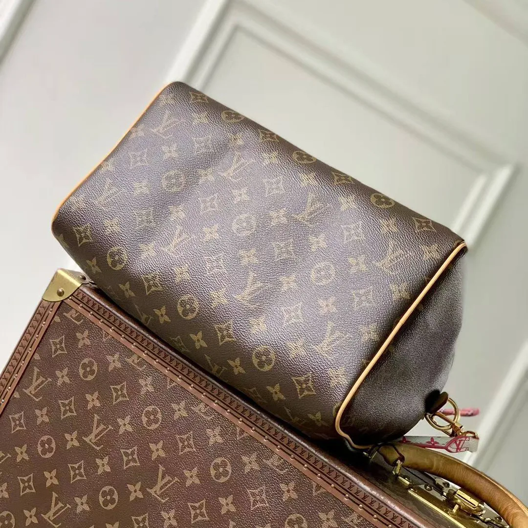 M27512 Speedy Soft 30 Monogram Coated Canvas Handbag