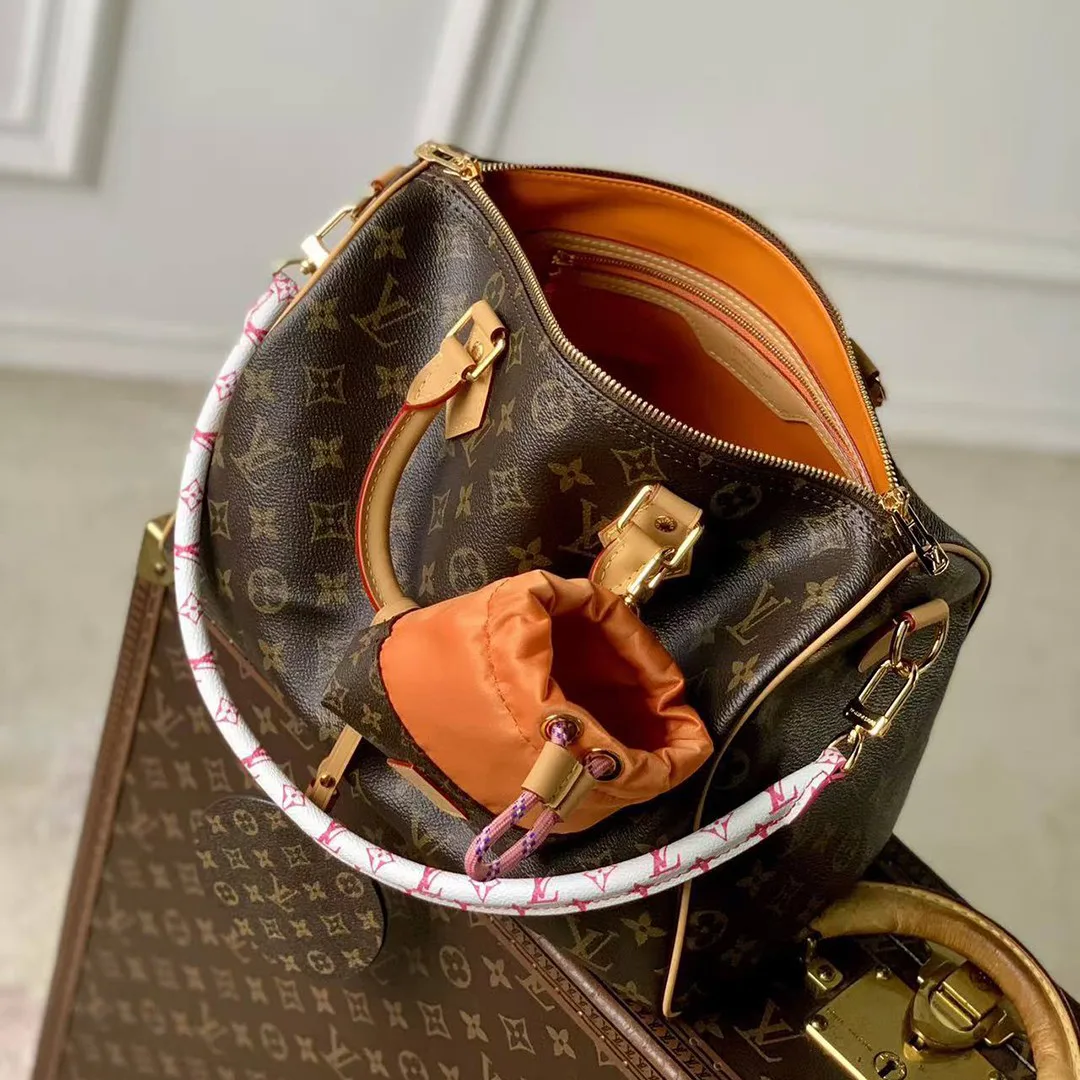 M27512 Speedy Soft 30 Monogram Coated Canvas Handbag