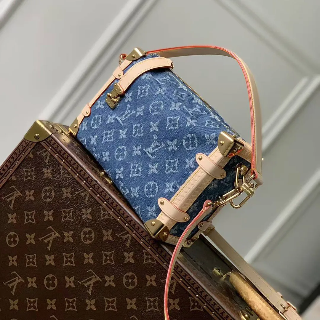 M27450 Side Trunk MM Monogram Denim Handbag