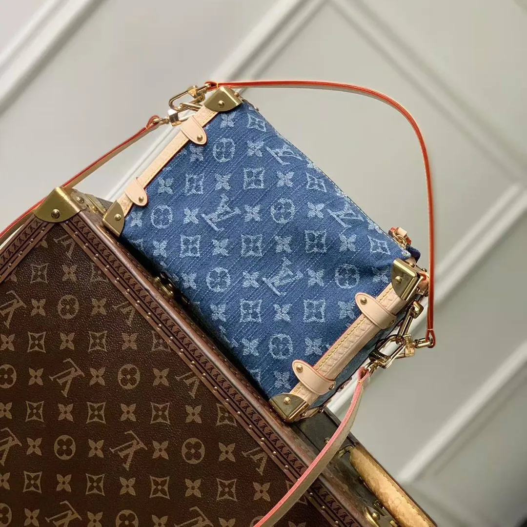 M27450 Side Trunk MM Monogram Denim Handbag