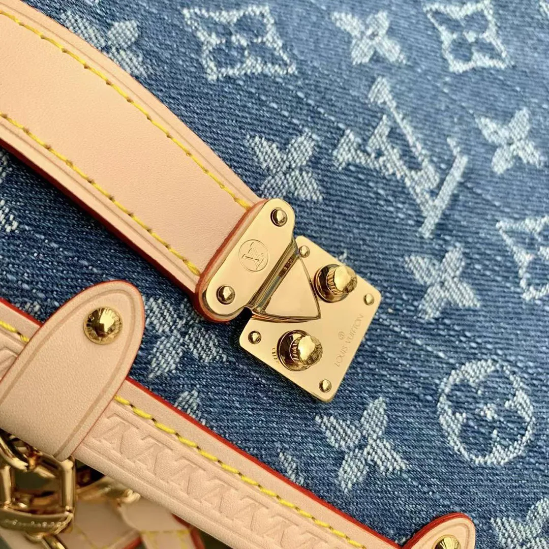 M27450 Side Trunk MM Monogram Denim Handbag