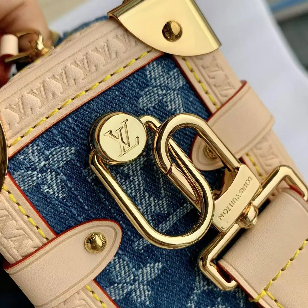 M27450 Side Trunk MM Monogram Denim Handbag