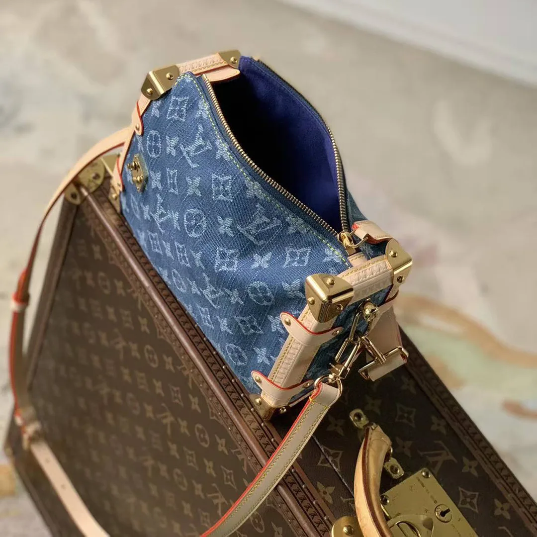 M27450 Side Trunk MM Monogram Denim Handbag