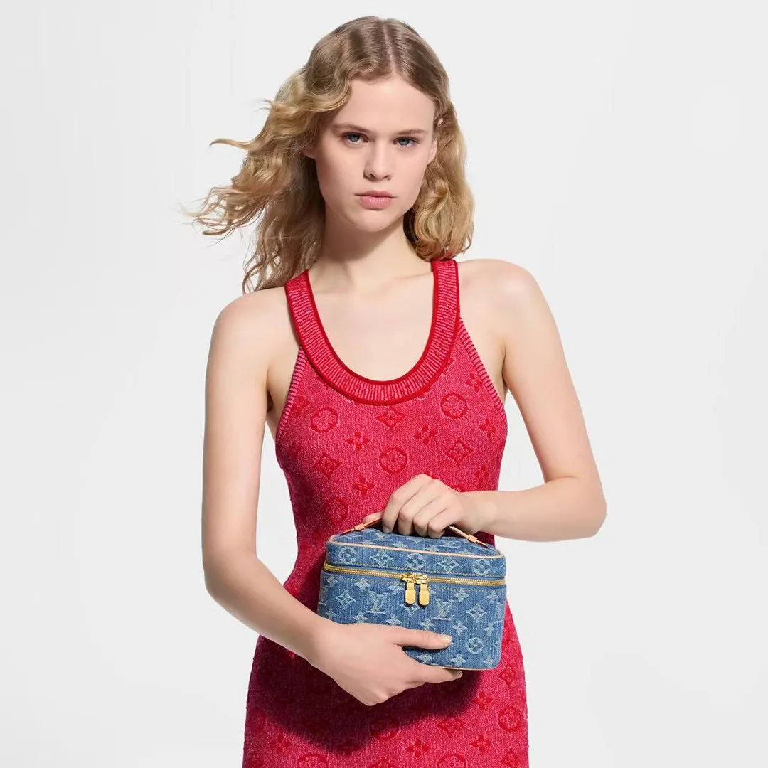 M27946 Nice Mini Monogram Denim Handbag