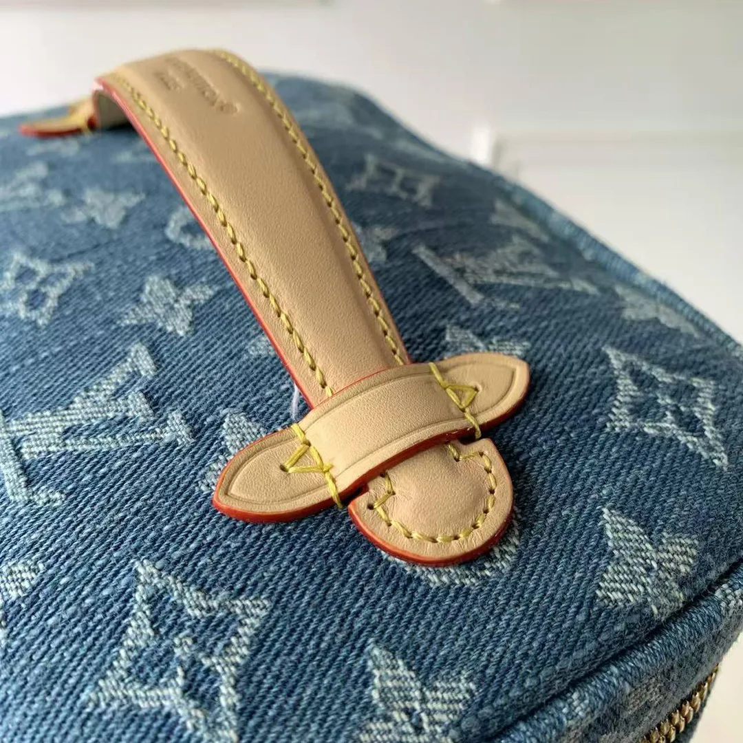 M27946 Nice Mini Monogram Denim Handbag